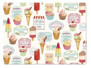 Creative Tops Retro Treats Work Top Saver (Toughened Glass)